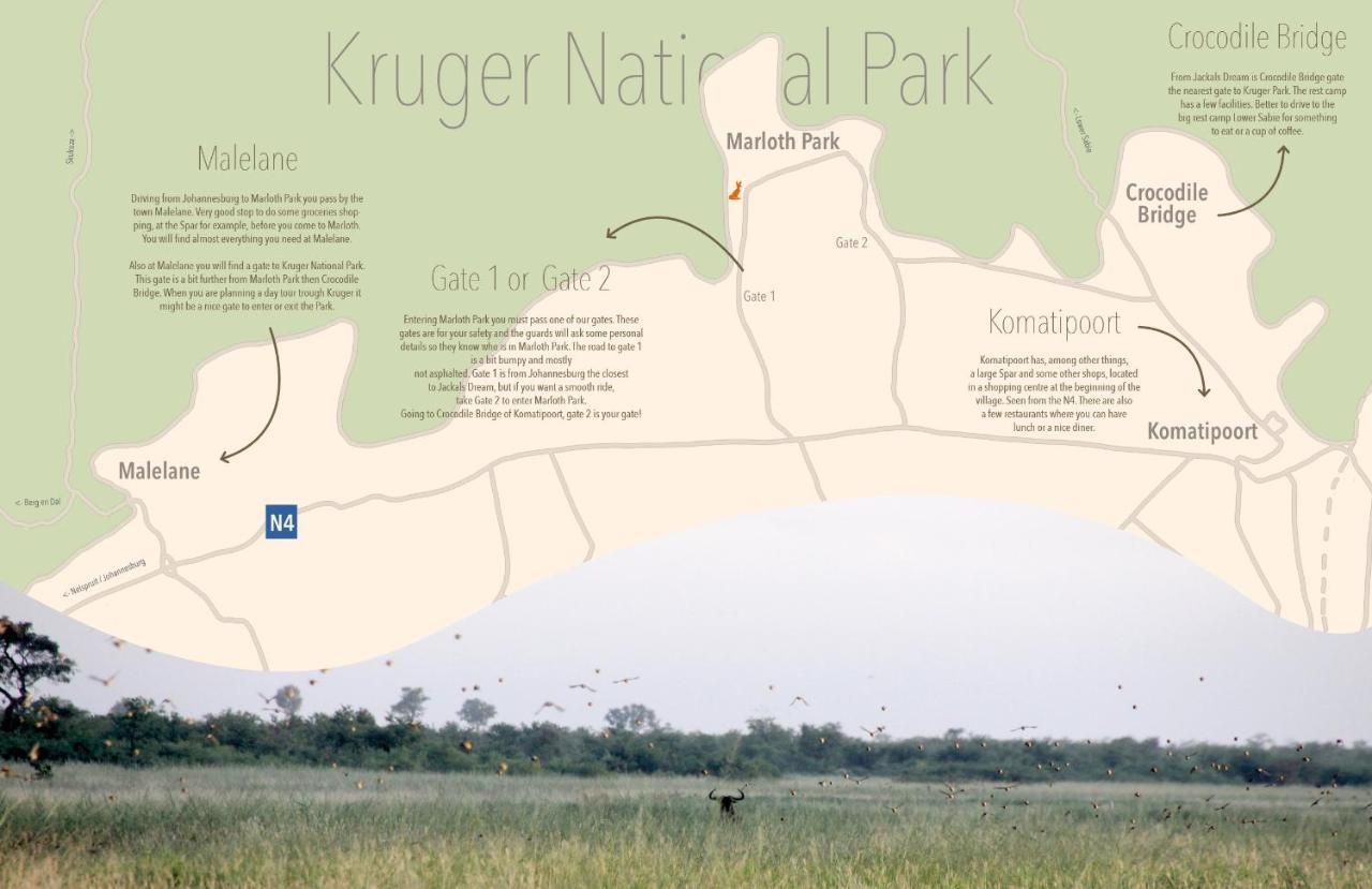 Jackals Dream - Self Catering Villa Bordering Kruger National Park 玛洛斯帕克 外观 照片