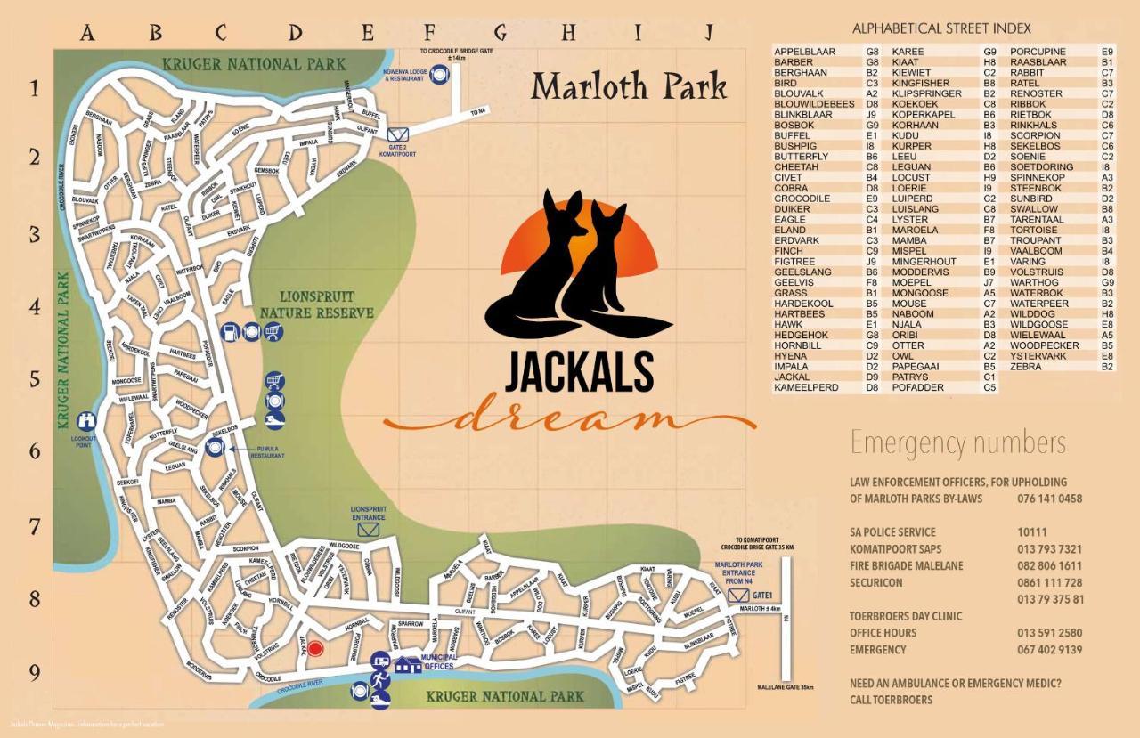 Jackals Dream - Self Catering Villa Bordering Kruger National Park 玛洛斯帕克 外观 照片